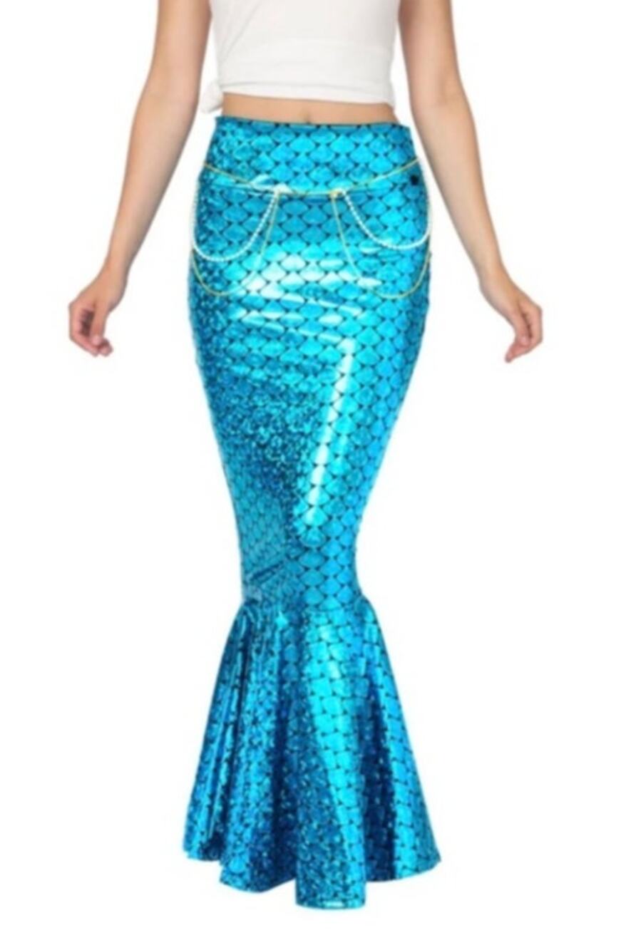 🧜‍♀️ Brand New Complete Prismatic Mermaid Festival Halloween Costume Bundle Set
